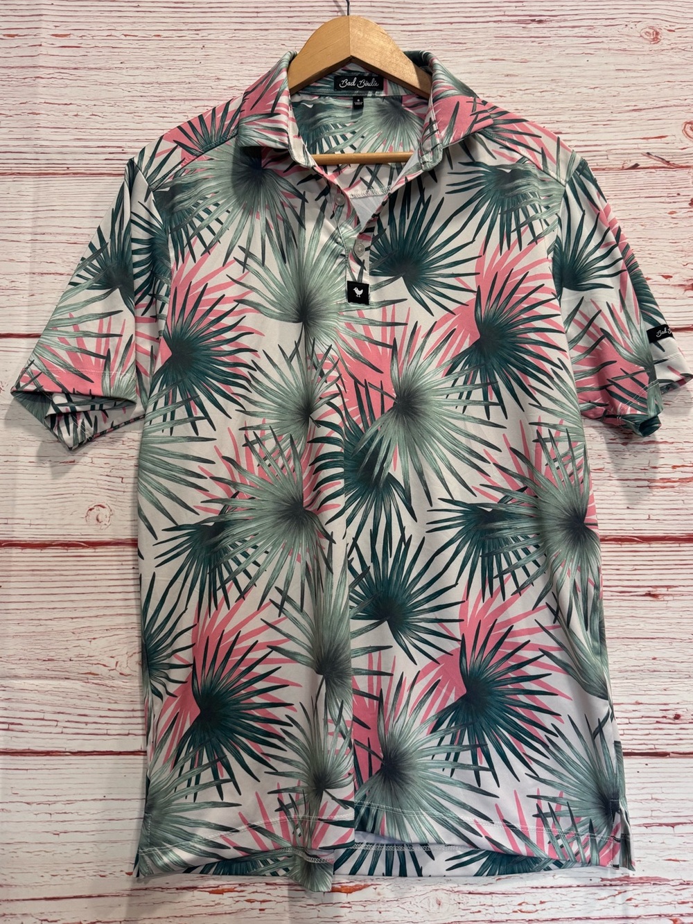Bad Birdie Hammock Hunter Short Sleeve Polo Shirt Sz S - Picture 3 of 11